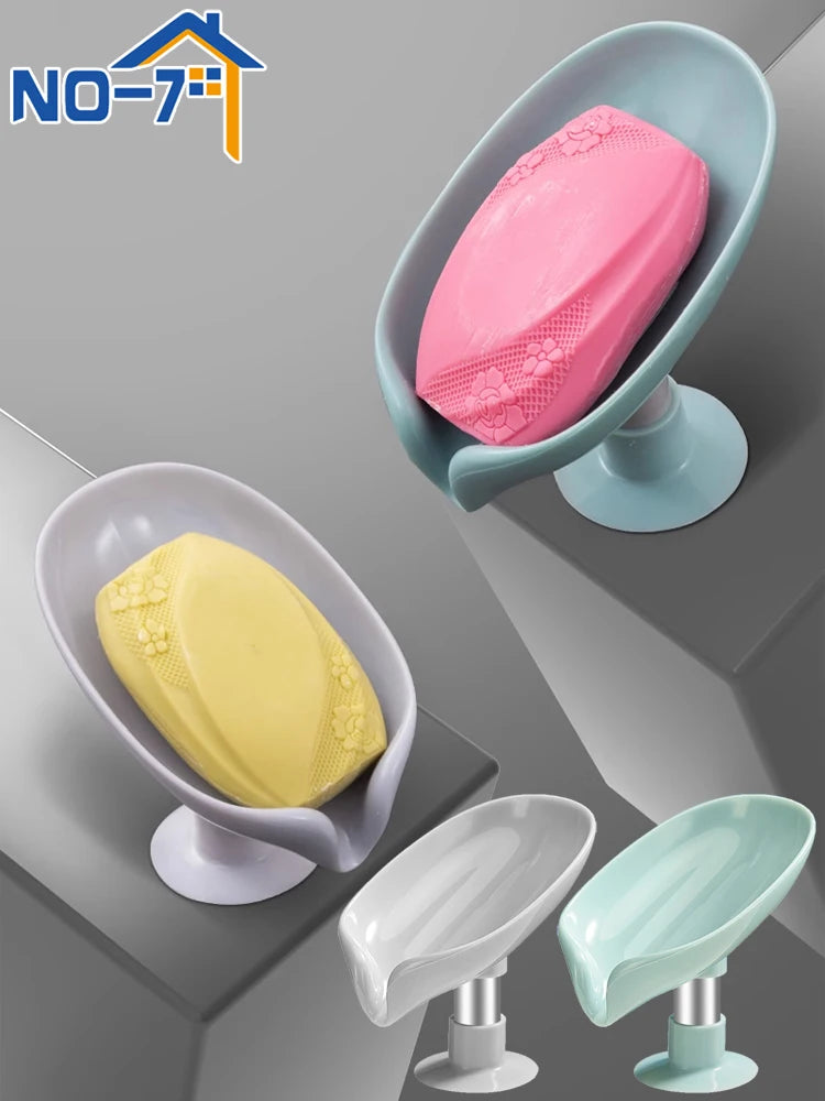 Leaf Shape Soap Holder with Suction Cup
