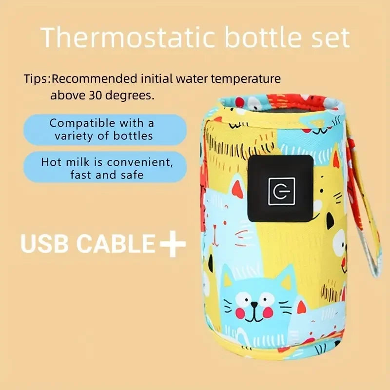 USB Bottle Warmer – Portable Milk & Water Heater Bag
