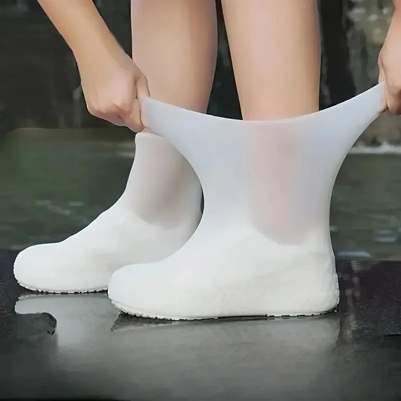 Reusable Waterproof Shoe Covers – Non-Slip Silicone Rain Overshoes