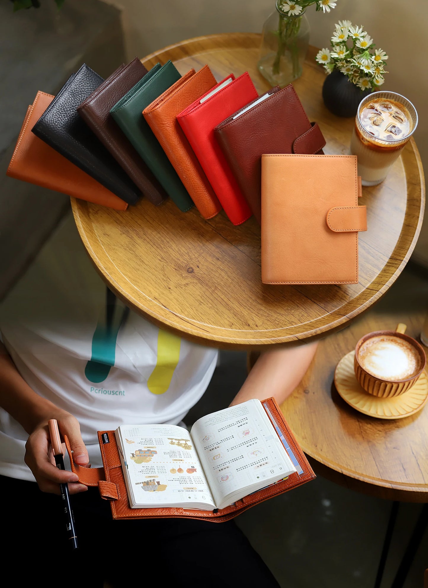 A6 Plus Leather Notebook Cover – Full Grain Vegetable Tanned