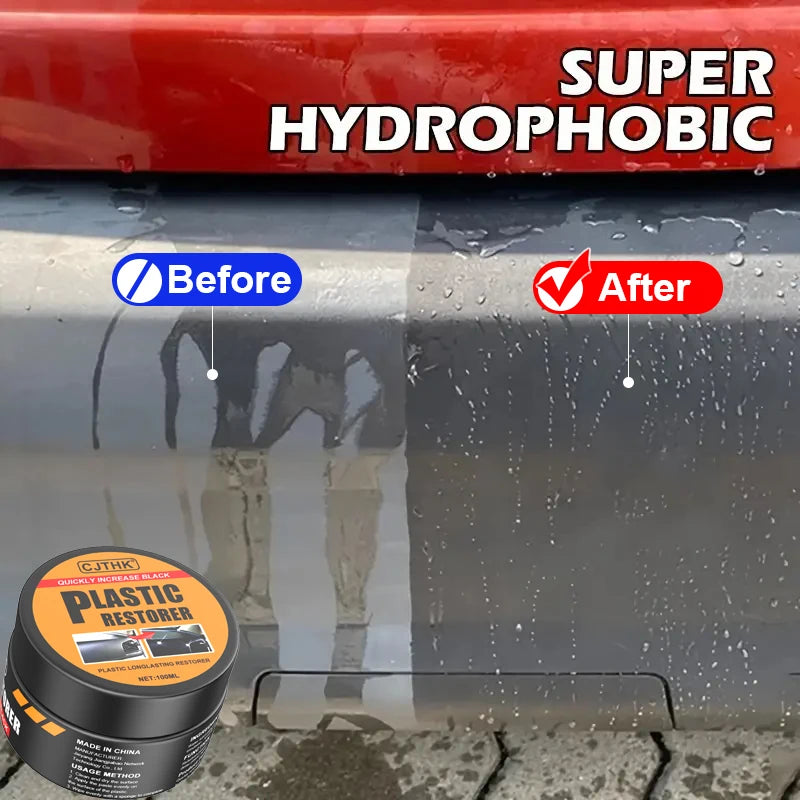 Car Plastic Restorer – Back to Black Gloss for Auto Interior