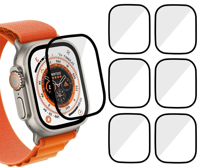 3D Screen Protector Film for Apple Watch Series 9–1, SE, Ultra 2