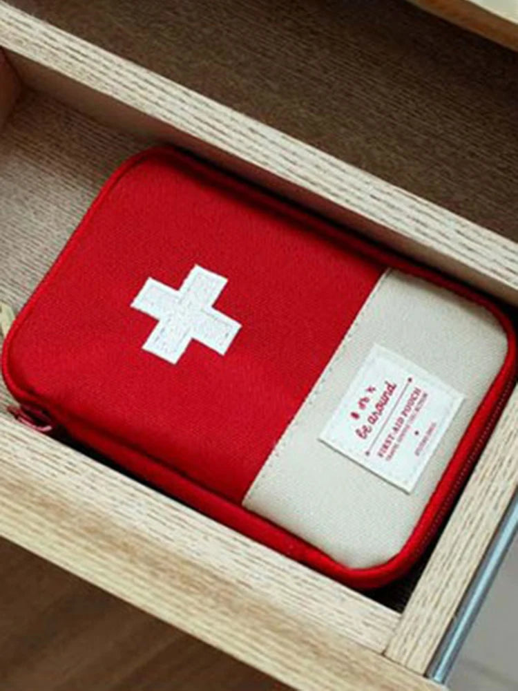 Mini Portable Medicine Bag–Travel First Aid Kit & Survival Storage Box