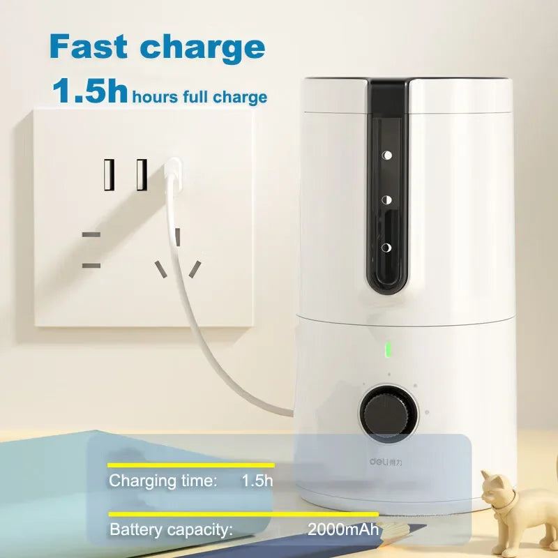 Automatic Electric Pencil Sharpener – USB Rechargeable for Kids