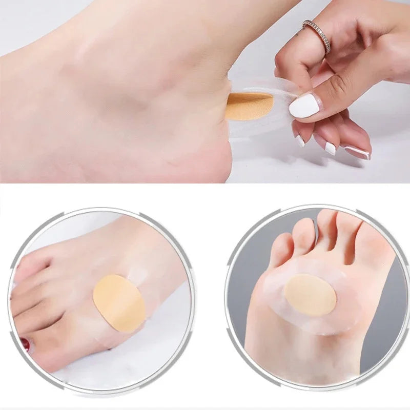 30pcs Gel Heel Protectors – Blister Pads & Foot Pain Relief Stickers
