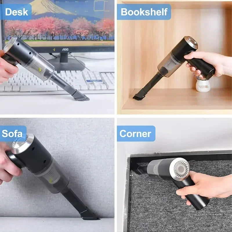 2-in-1 Wireless Vacuum Cleaner – Wet Dry, 120W, High Suction