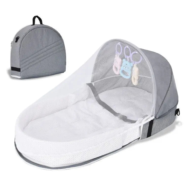 Portable Foldable Baby Bed – Newborn Travel Crib & Bionic Nest for Sleeping