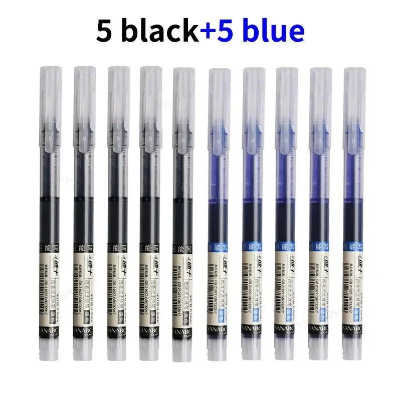 10Pcs High-Quality Needle Tip Gel Pens