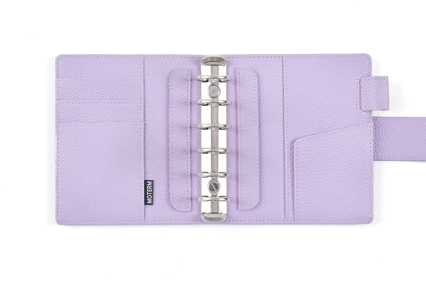 Elite Pocket A7 Rings Planner Cover – Pebbled Grain Leather, 25mm Rings