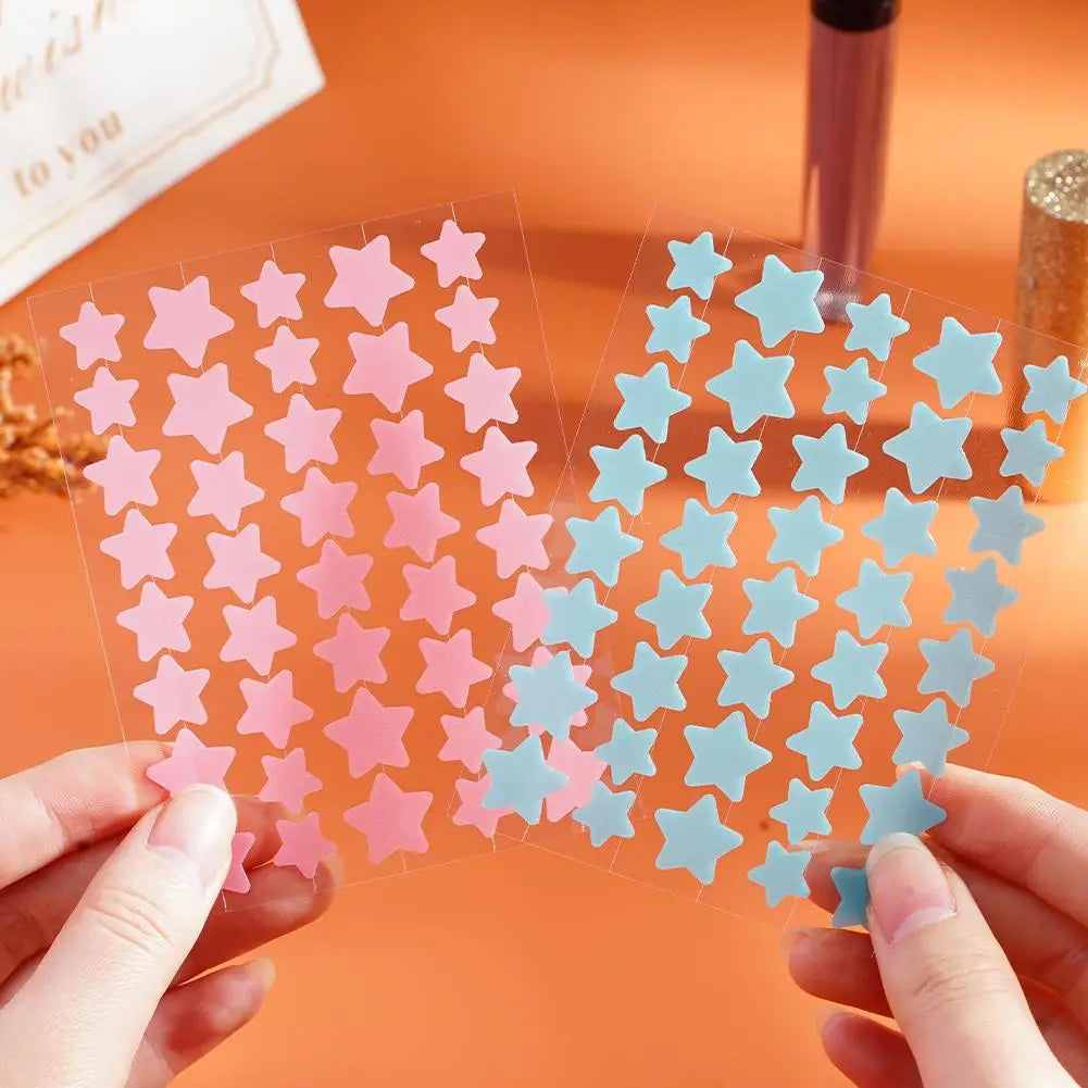 40pcs Star-Shaped Pimple Patches – Cute, Colorful & Invisible Care