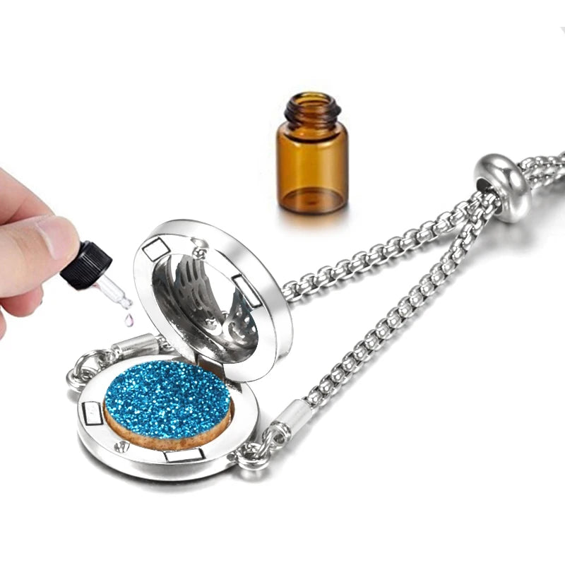 Flower of Life Aromatherapy Diffuser Bracelet for Essential Oils