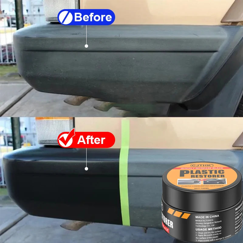 Car Plastic Restorer – Back to Black Gloss for Auto Interior