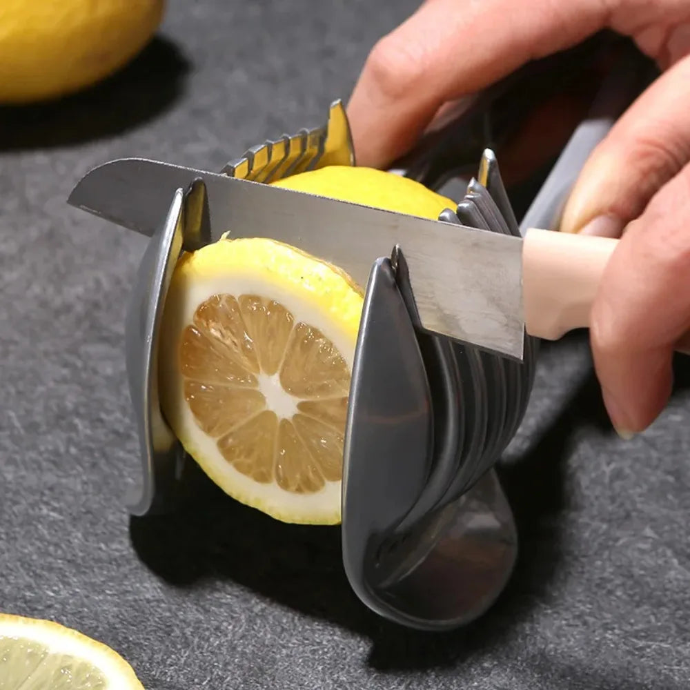 Stainless Steel Handheld Orange, Lemon, Tomato & Onion Slicer