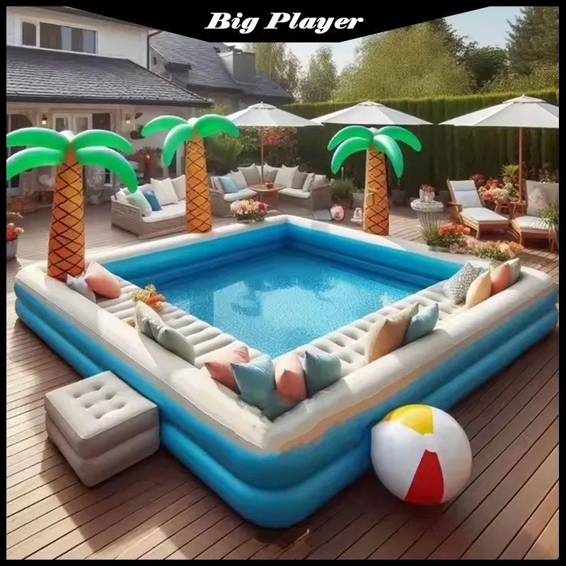 Cartmela Customized Inflatable Pool with Sofa