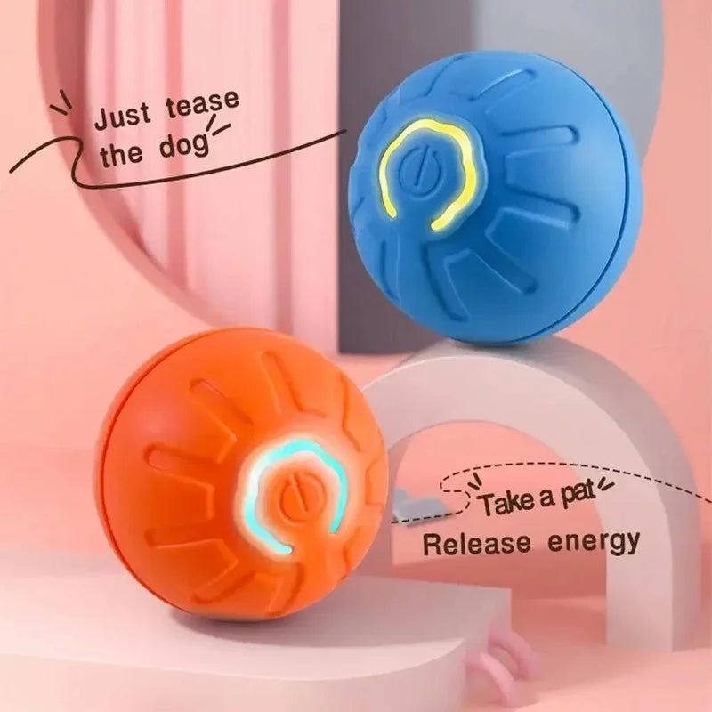 Automatic Moving Bouncing Dog Toy Ball – USB Rechargeable Interactive