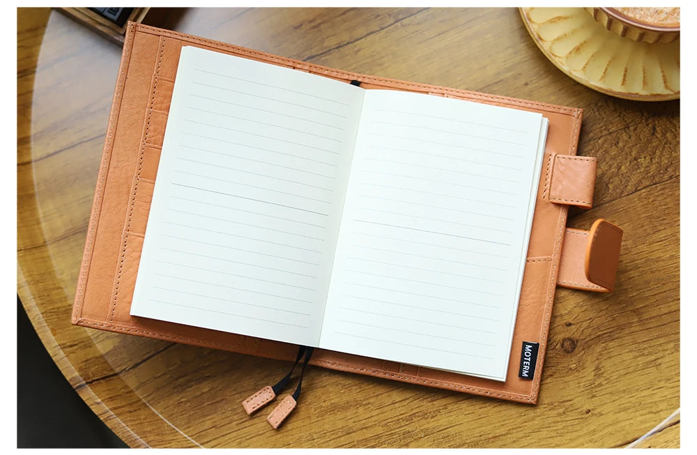 A6 Plus Leather Notebook Cover – Full Grain Vegetable Tanned