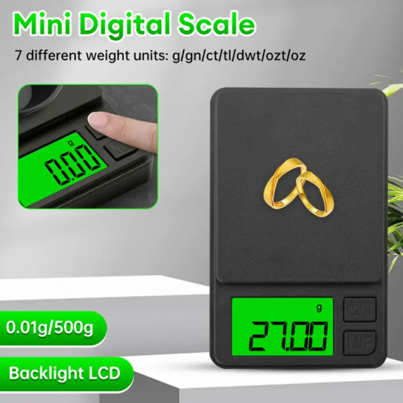 Precision Pocket Scale 1000g X 0.1g – Digital Scale for Food, Travel
