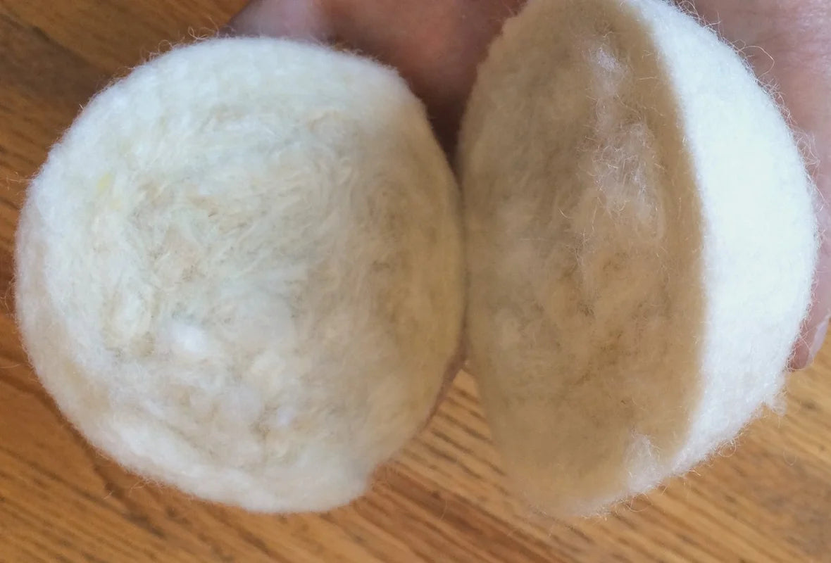 Reusable Wool Dryer Balls – Natural Fabric Softener for Laundry