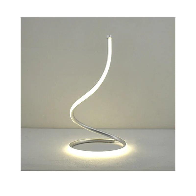 Modern Spiral LED Table Lamp