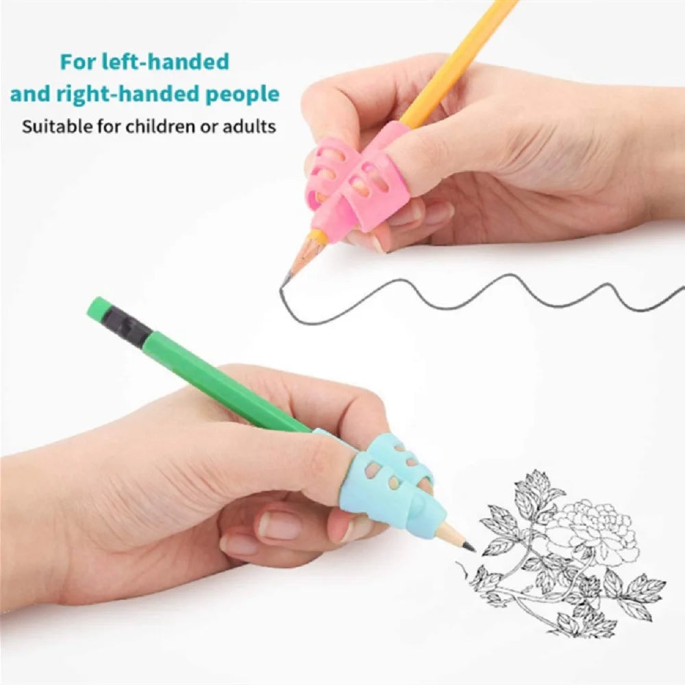 2/4pcs Silicone Pencil Grips – Kids Handwriting Posture Corrector