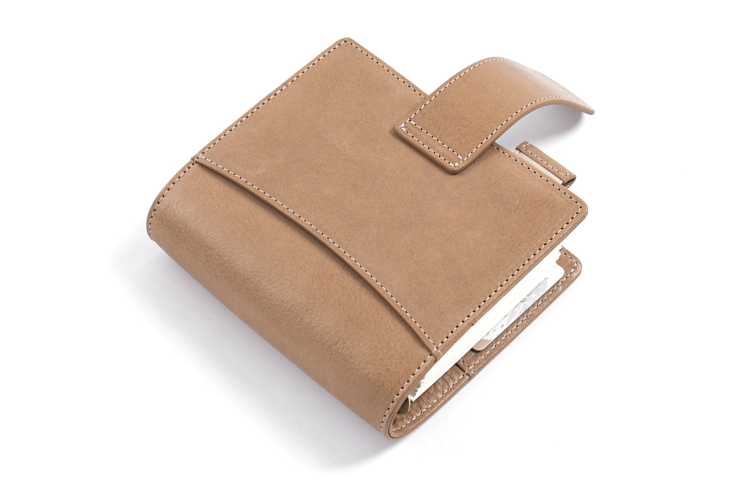 Pocket/A7 Ring Planner – 25mm Vegetable Tanned Leather Organizer