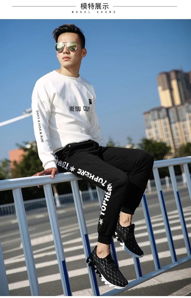Men’s Breathable Sports Shoes Casual Walking Sneakers