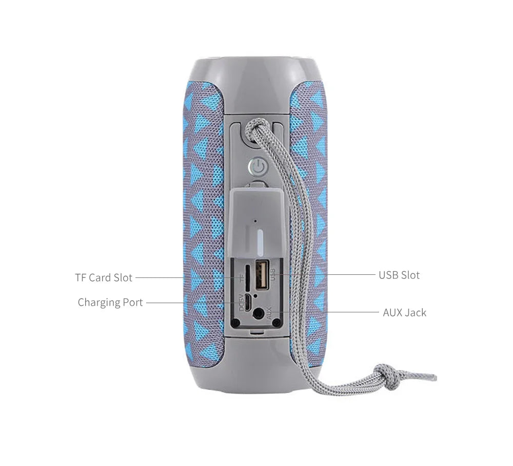 T&G TG117 Bluetooth Speaker Portable Waterproof Outdoor Stereo TWS