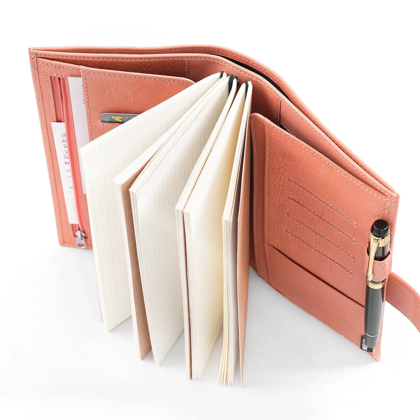 Vegetable Tanned Leather Travel Notebook – Standard Planner Cover