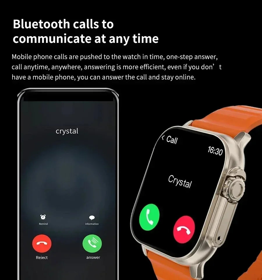 Smartwatch T900 U2 Bluetooth Call 49mm