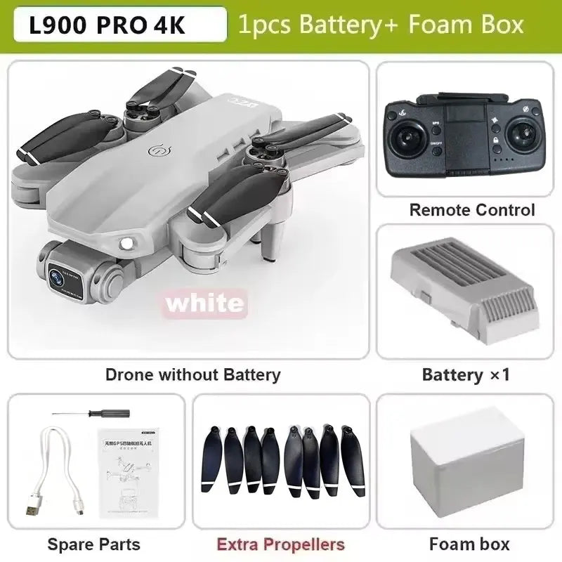 Cartmela L900 Pro SE 4K GPS Drone – Foldable 5G FPV Quadcopter