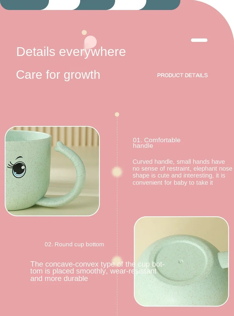 Cartmela Cartoon Elephant Baby Training Cup