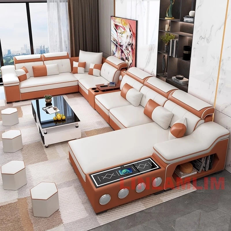 Cartmela Modern Sectional Sofa with Chaise Lounge