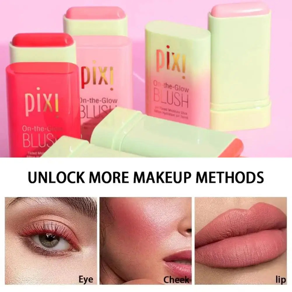 3-in-1 Blush Stick – Cream Blusher for Cheeks, Eyes & Lips
