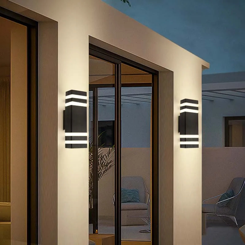 Outdoor Waterproof Street Wall Light – LED E27 Bulb Fixture