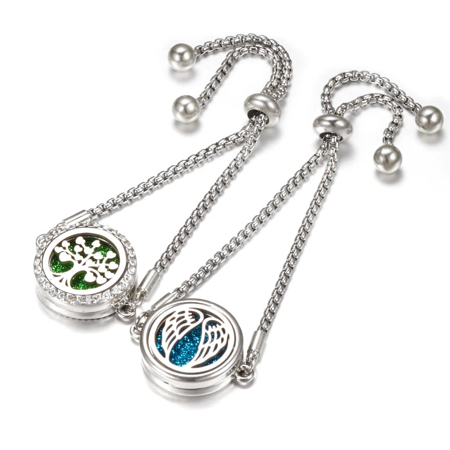 Flower of Life Aromatherapy Diffuser Bracelet for Essential Oils