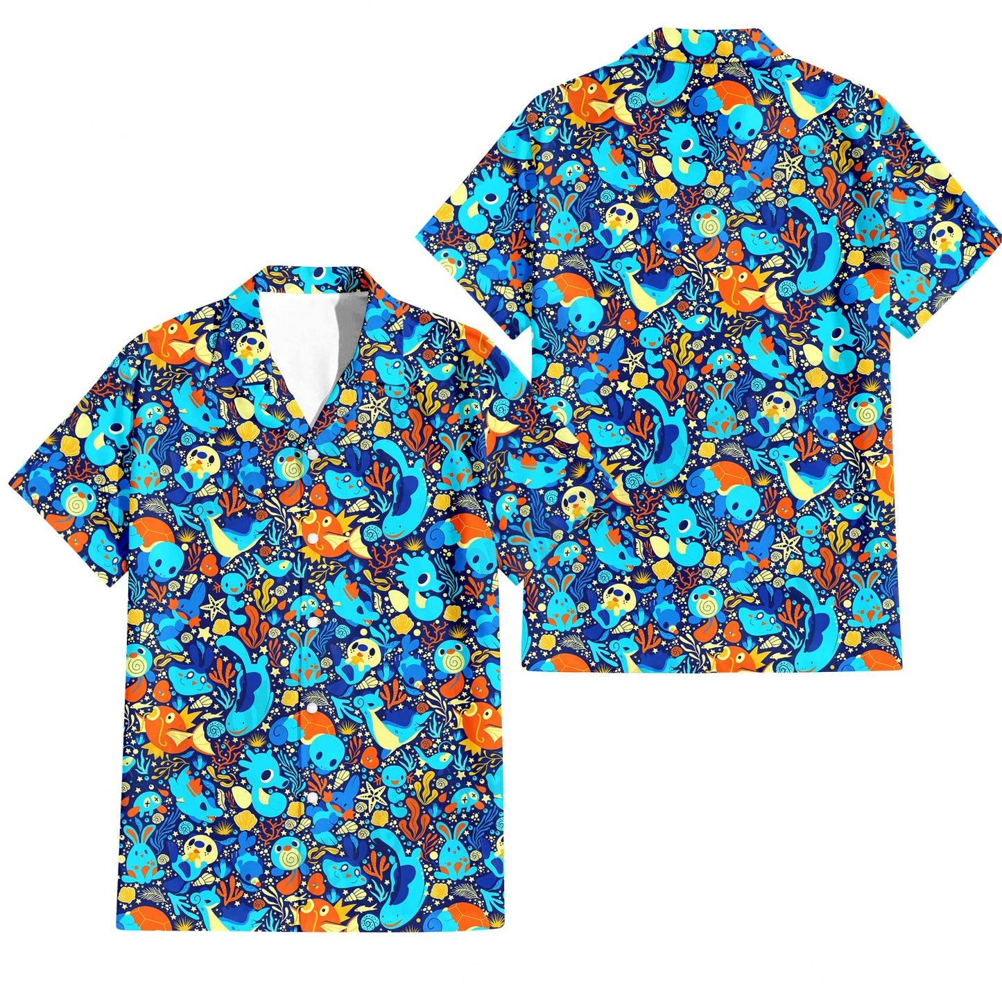 Men’s 3D Hawaiian Shirt with Coconut Tree Print