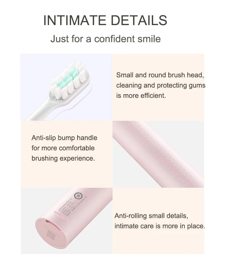 T200 Sonic Electric Toothbrush – Ultrasonic, Waterproof, Smart