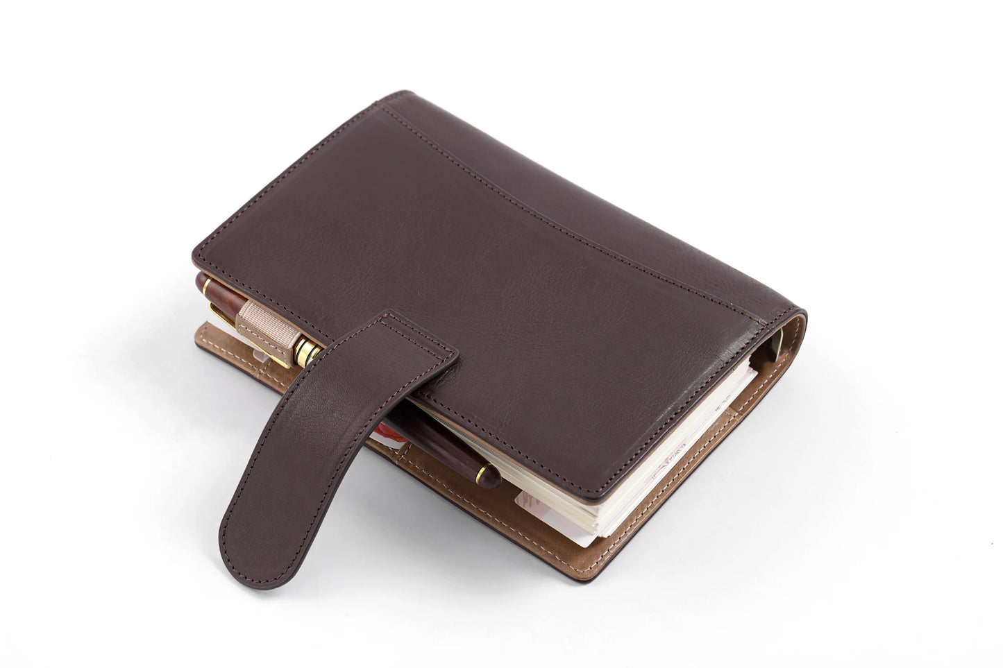Elite Personal Size Rings Planner – Vegetable Tanned Leather, 25mm Rings