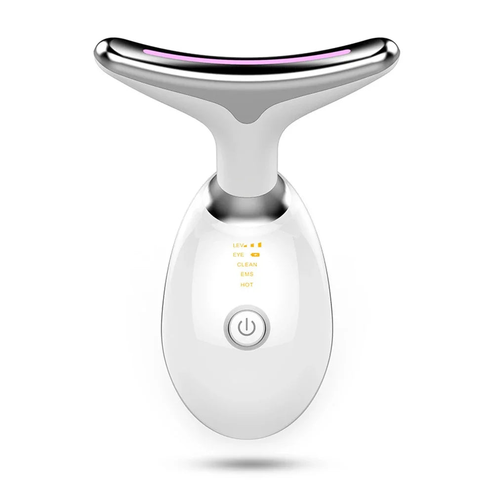EMS Face & Neck Lift Device – LED Therapy & Anti-Wrinkle Massager