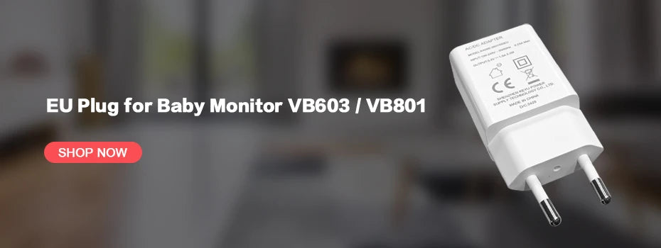 Wireless Video Baby Monitor – 3.2" LCD, Night Vision, 2-Way Talk