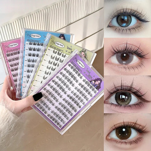 Cartmela No-Glue False Eyelashes - Easy, Natural Look with Sunflower Design