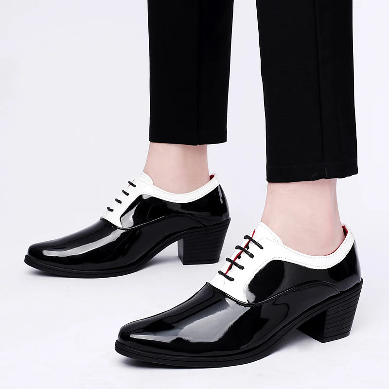 New Groom White & Black Oxfords