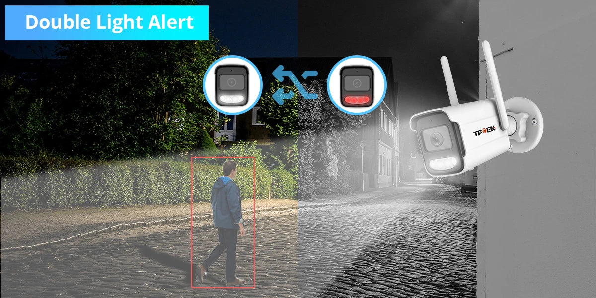 8MP 4K WiFi Wireless Outdoor IP Camera – AI Human Detection CCTV