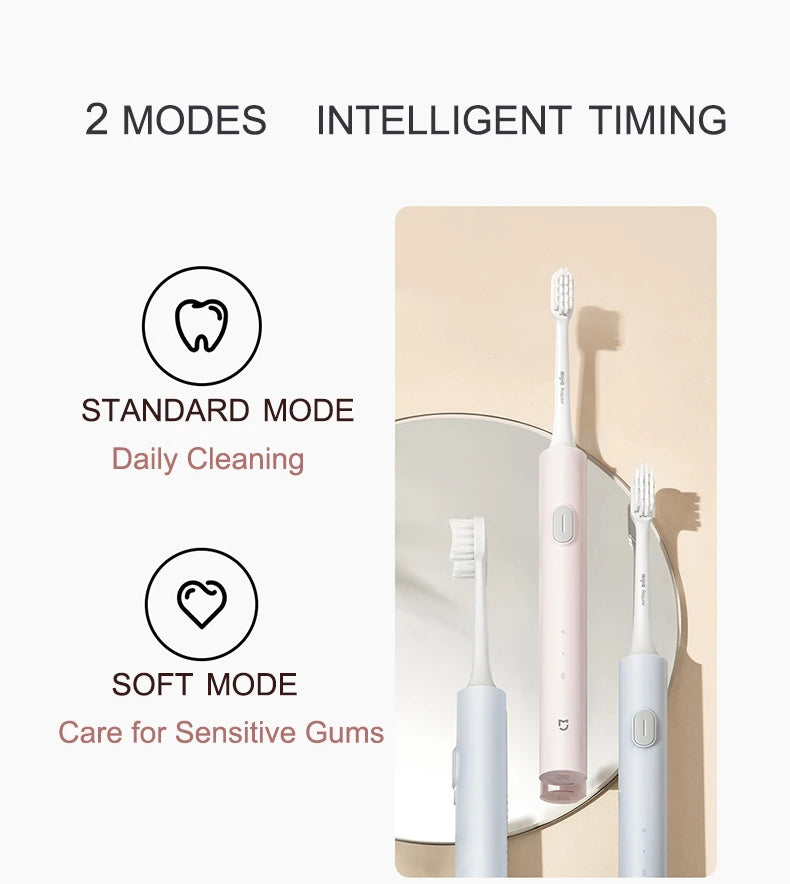 T200 Sonic Electric Toothbrush – Ultrasonic, Waterproof, Smart