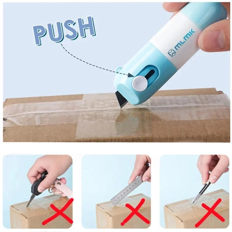 2-in-1 Thermal Paper Eraser & Mail Opener – Privacy Protection Tool