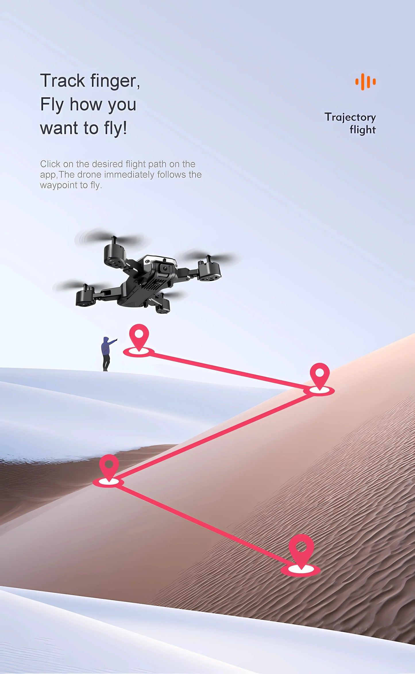 G6 Foldable GPS Drone – 5000M HD FPV Camera, Obstacle Avoidance Quadcopter