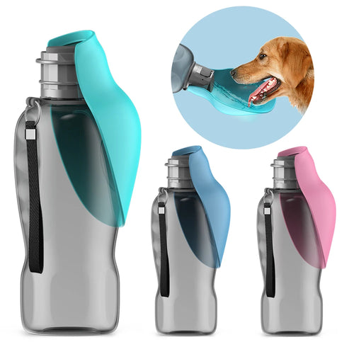 Portable Dog Water Bottle – Travel Dispenser for All Sizes