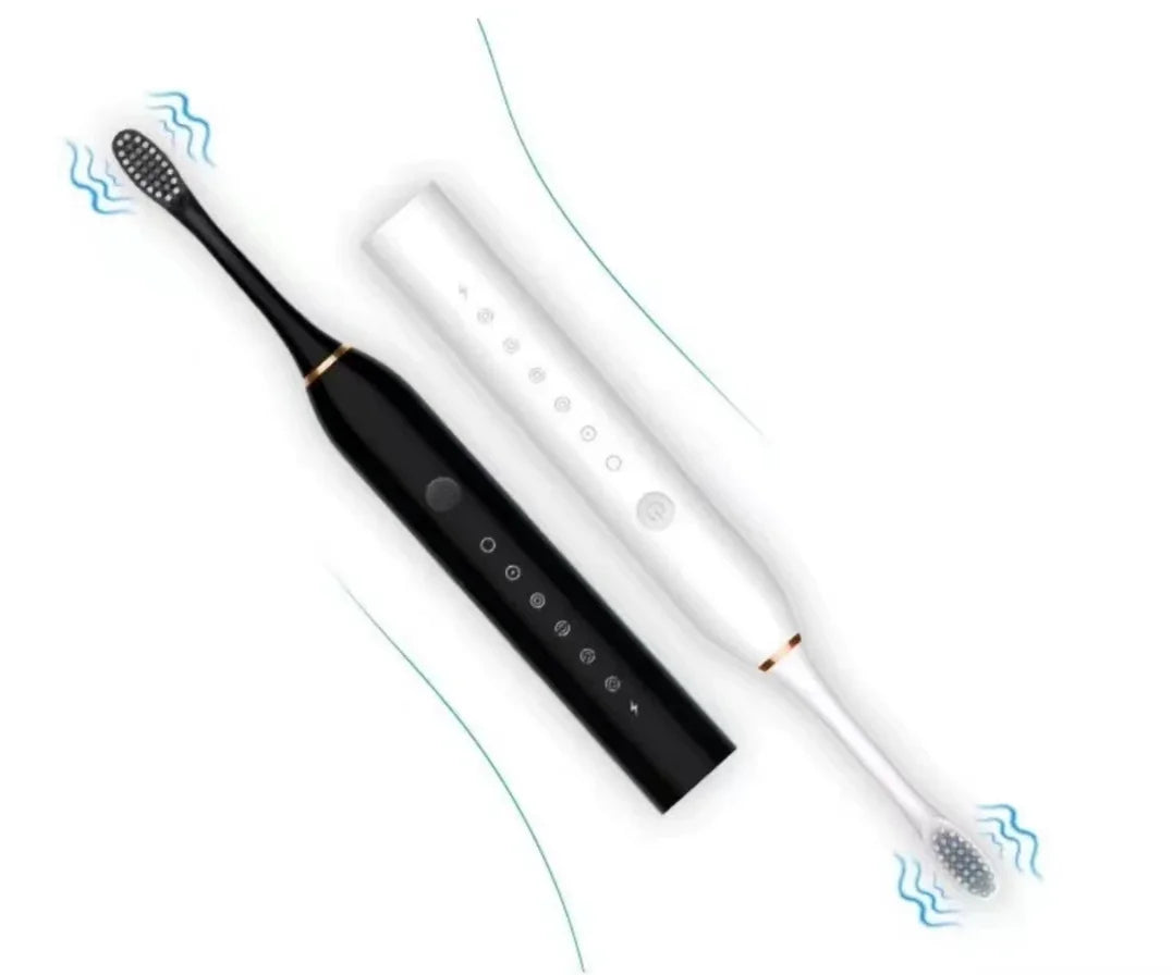 Sonic Electric Toothbrush for Adults | 3 DuPont Heads, USB Rechargeable, IPX7 Waterproof