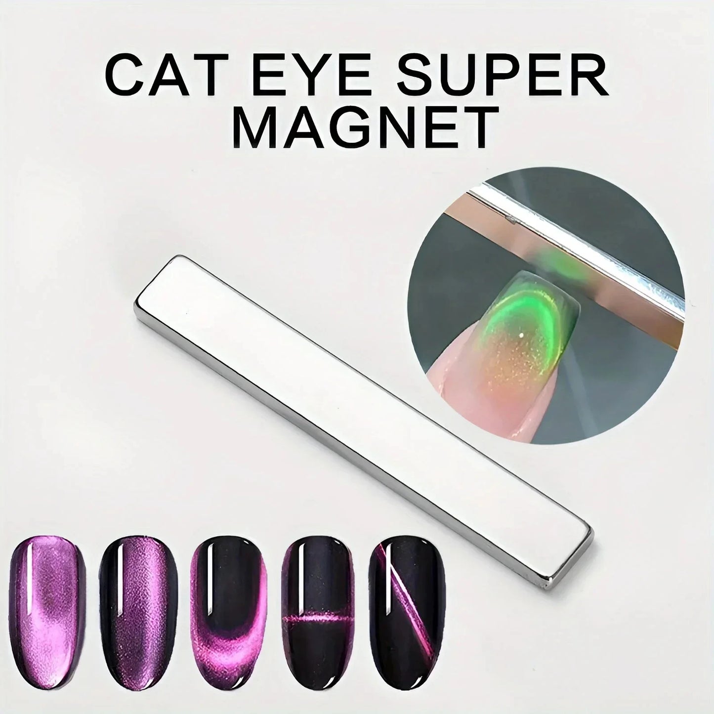 3D Cat Eye Magnetic Nail Art Strip Stick for Gel Polish Design