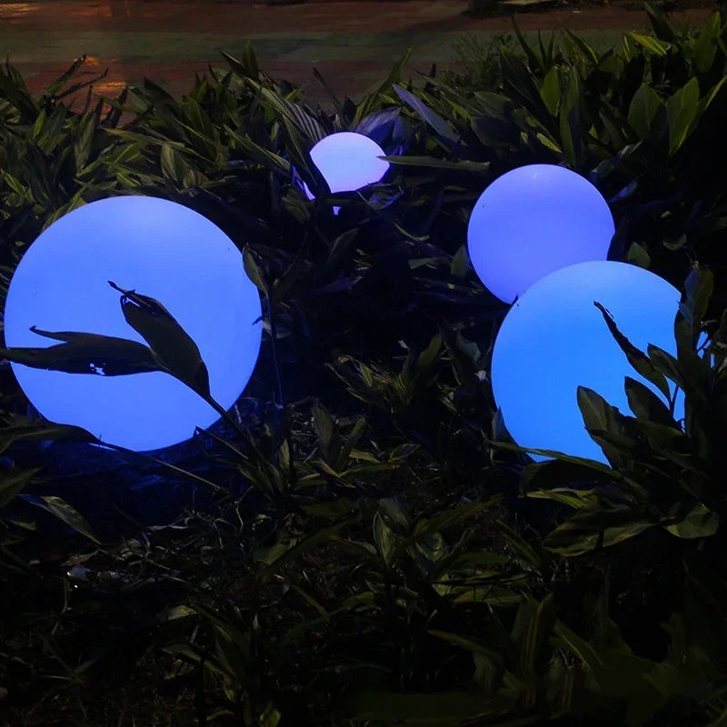 LED Solar Ball Light – Outdoor Garden, USB Charging, Remote Control